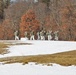 Fort McCoy Cold-Weather Operations Course students practice snowshoeing, ahkio sled use