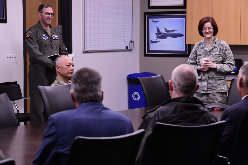 Los Angeles County Sheriff's Department Search and Rescue Team Leaders Tour the 163d Attack Wing