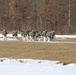 Fort McCoy Cold-Weather Operations Course students practice snowshoeing, ahkio sled use