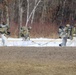 Fort McCoy Cold-Weather Operations Course students practice snowshoeing, ahkio sled use