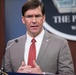 Secretary Esper Briefs Media on COVID-19 Response