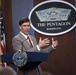 Secretary Esper Briefs Media on COVID-19 Response