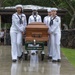 Funeral for Seaman Apprentice Hubert P. Hall
