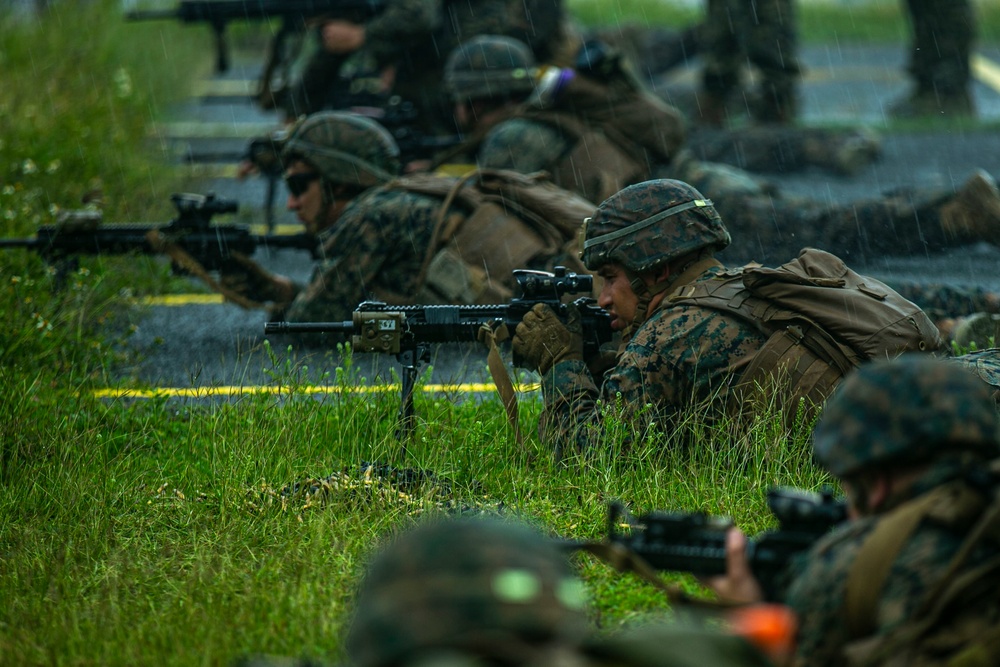 Bravo Company storms the Crater