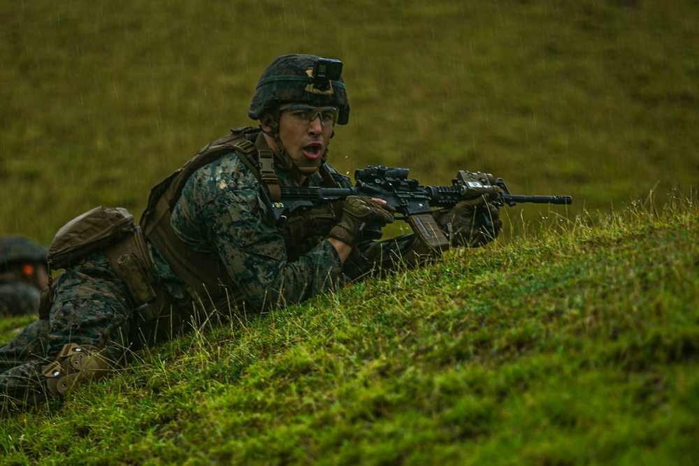 Bravo Company storms the Crater