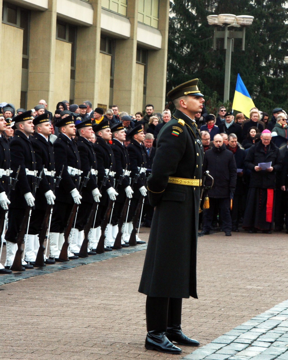 1/9 Cav participates in Lithuanian Independence Day parade and flag ceremony