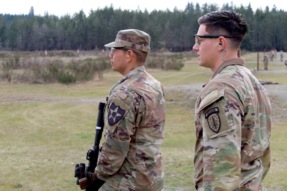 5th SFAB Advisors train with 2-2 SBCT Soldiers at JBLM