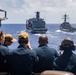 Sailors observe Replenishment-AT-Sea