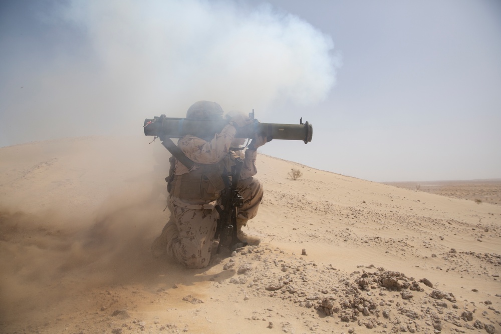 UAE and U.S. Armed Forces conduct a live fire and movement drill during Native Fury 20