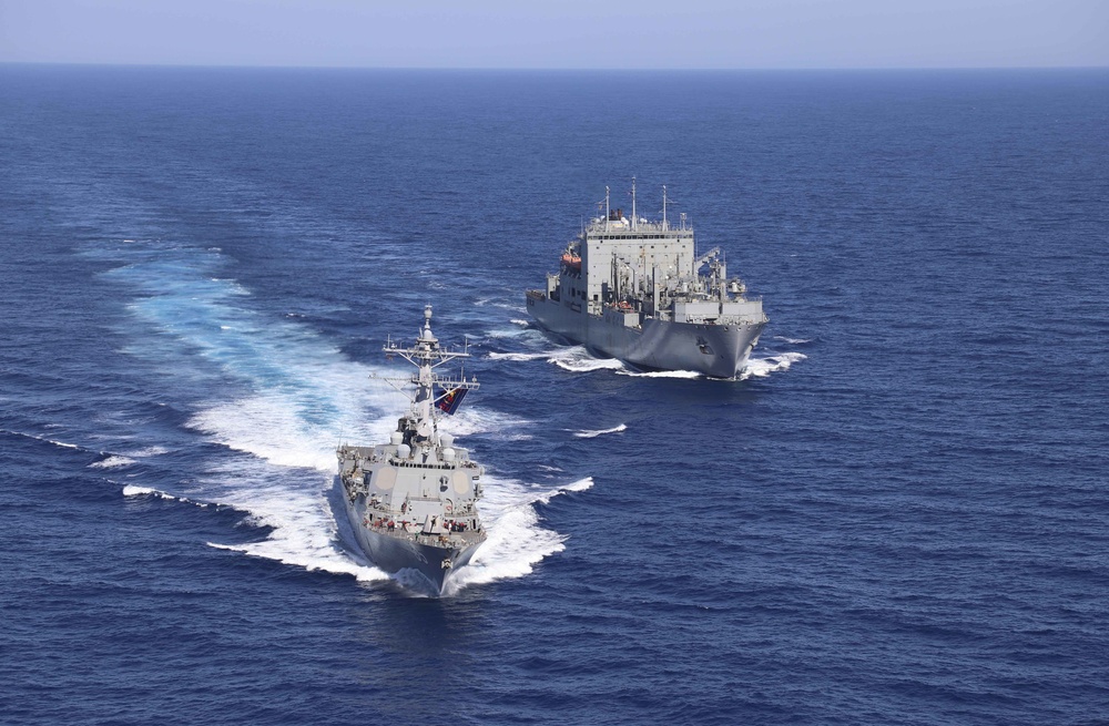 USS McCampbell Aerial Shots