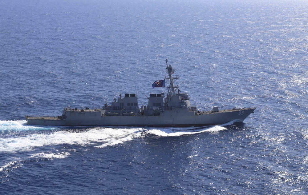 USS McCampbell Aerial Shots