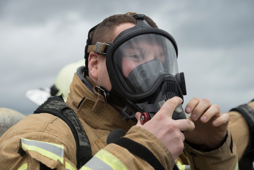 Taming the flames on Ramstein’s new F-15 mobile trainer