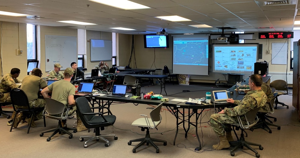 Fort Drum’s Mission Training Complex team supports Maryland Army NG with distributed training due to COVID-19