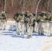 Fort McCoy Cold-Weather Operations Course students practice snowshoeing, ahkio sled use