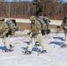 Fort McCoy Cold-Weather Operations Course students practice snowshoeing, ahkio sled use