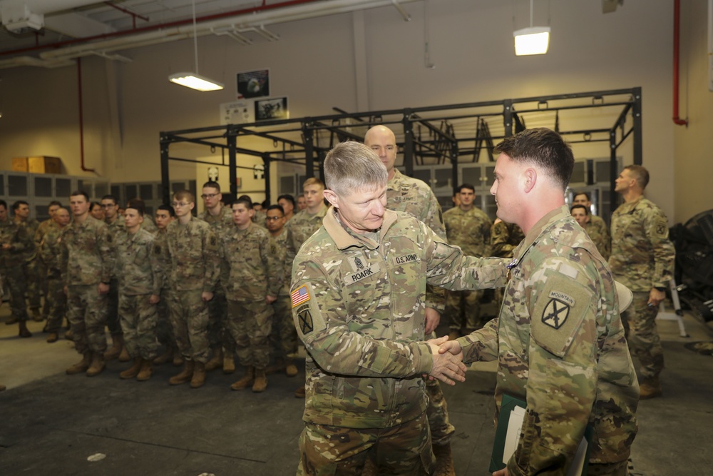 Retiring senior enlisted leader proud to have worn the 10th Mountain Division patch