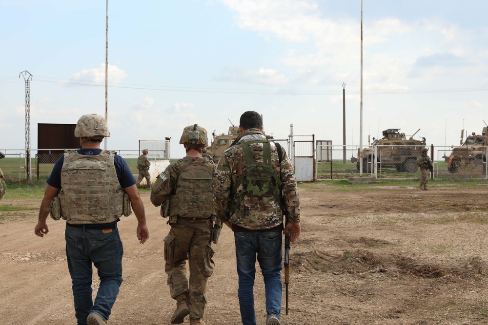 U.S. and SDF Reassurance Patrols