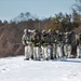 Fort McCoy Cold-Weather Operations Course students practice snowshoeing, ahkio sled use