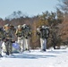 Fort McCoy Cold-Weather Operations Course students practice snowshoeing, ahkio sled use