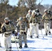 Fort McCoy Cold-Weather Operations Course students practice snowshoeing, ahkio sled use