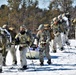 Fort McCoy Cold-Weather Operations Course students practice snowshoeing, ahkio sled use