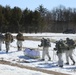 Fort McCoy Cold-Weather Operations Course students practice snowshoeing, ahkio sled use