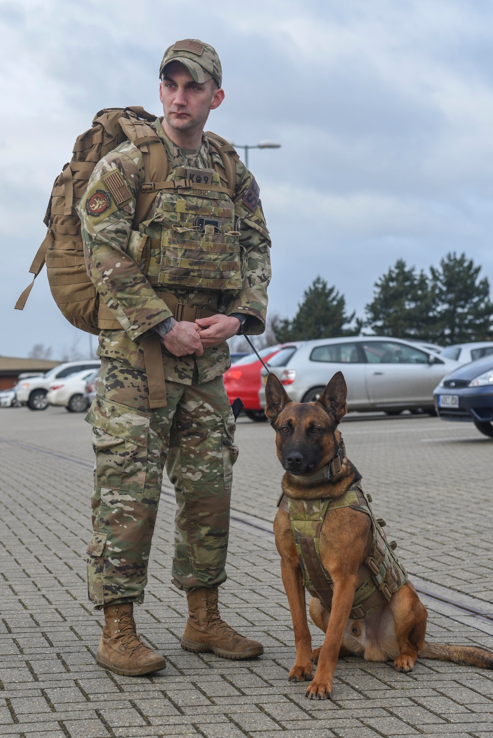 Mildenhall SFS hosts ruck march for MWD K9 Memorial Day