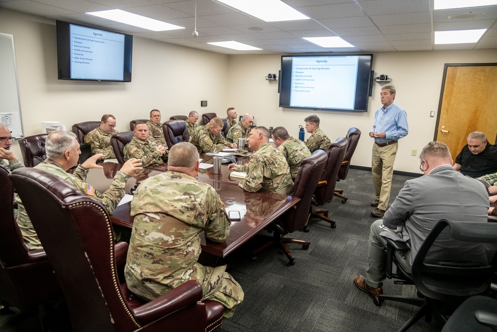 W.Va. Guard holds tabletop exercise on COVID-19 response