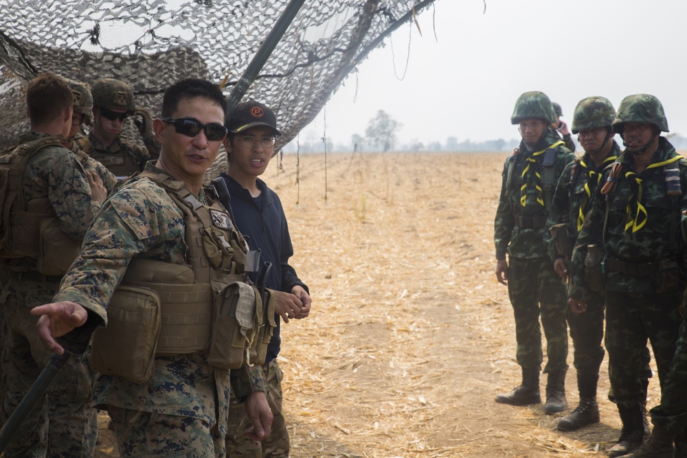 31st MEU Fox Battery provides fire support during Cobra Gold 2020