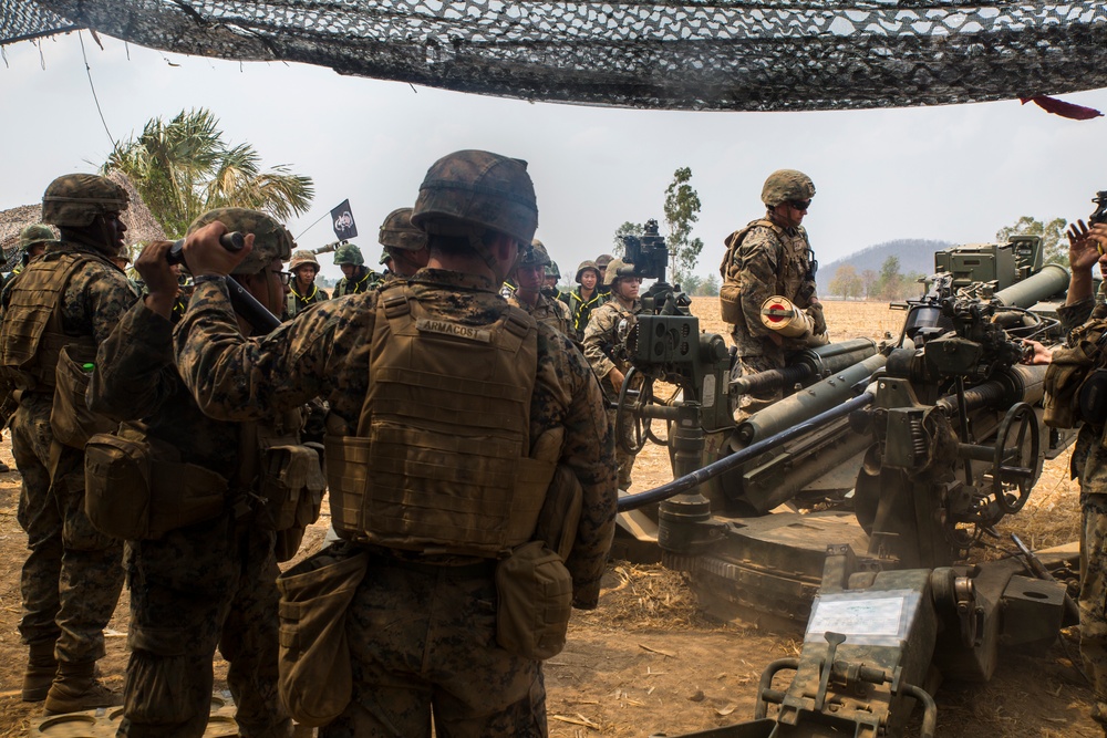 31st MEU Fox Battery provides fire support during Cobra Gold 2020