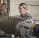 Airmen from the 192nd Wing and 1st Fighter Wing’s Munitions Flights participate in bomb build training