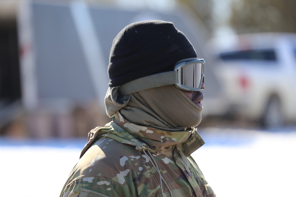 Cold-Weather Operations Course Class 20-04 training at Fort McCoy