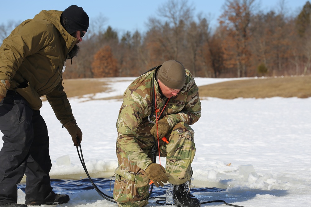 Cold-Weather Operations Course Class 20-04 training at Fort McCoy