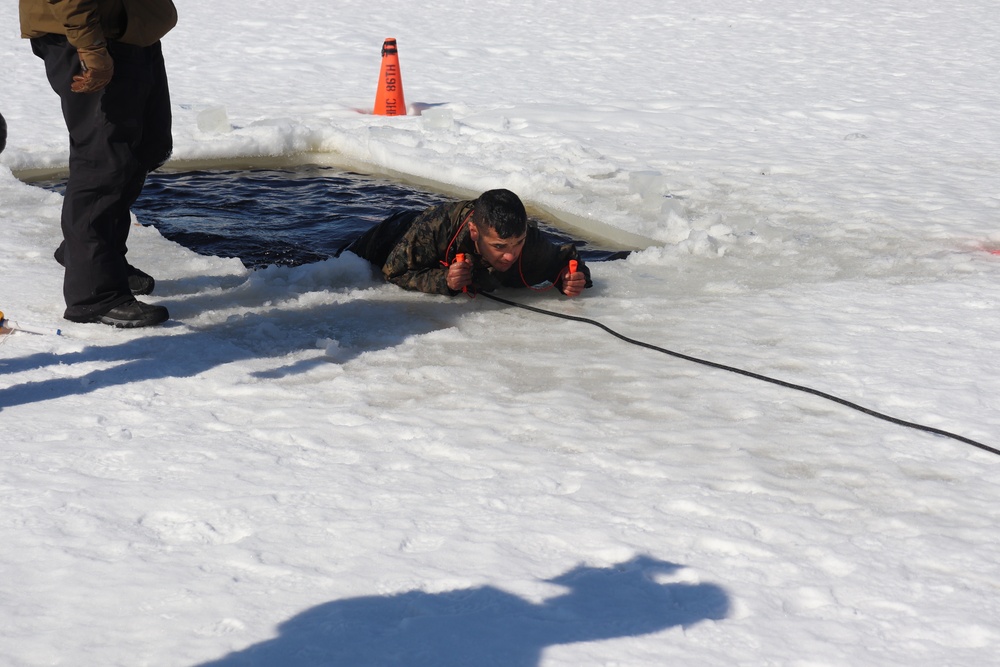Cold-Weather Operations Course Class 20-04 training at Fort McCoy