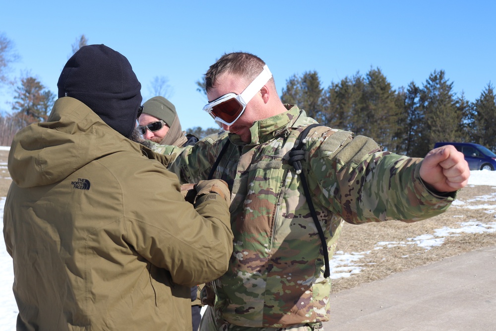 Cold-Weather Operations Course Class 20-04 training at Fort McCoy