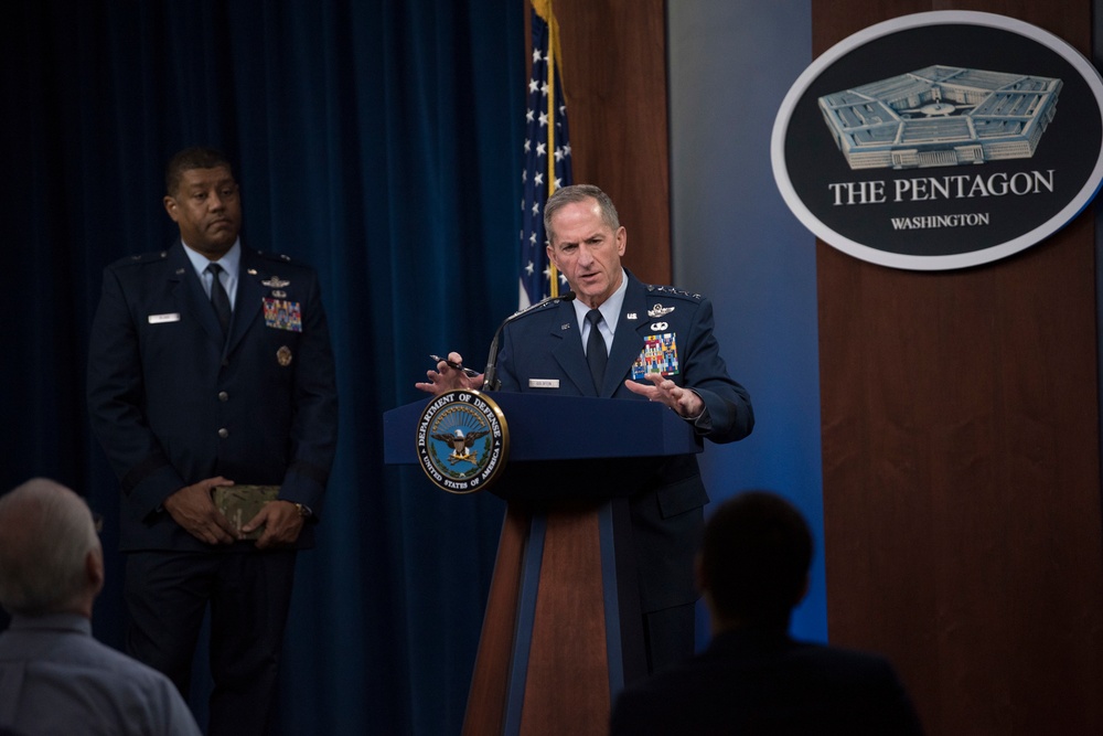 Chief of Staff of the Air Force Briefs Media on COVID-19 Response