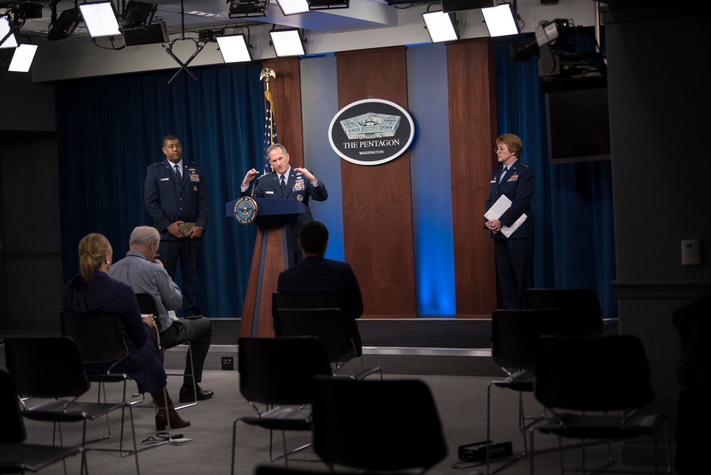 Chief of Staff of the Air Force Briefs Media on COVID-19 Response