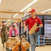 Marines volunteer to re-stock the Commissary