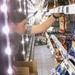 Marines volunteer to re-stock the Commissary