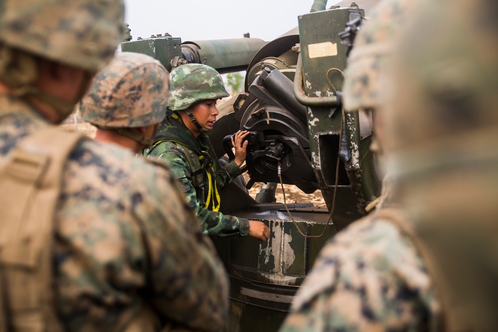 31st MEU Fox Battery provides fire support during Cobra Gold 2020