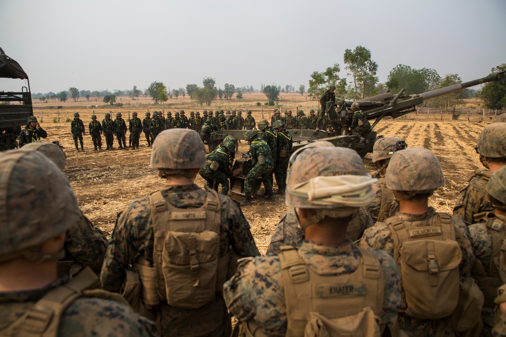 31st MEU Fox Battery provides fire support during Cobra Gold 2020