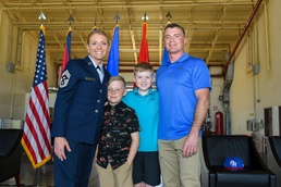 Command Chief Master Sgt. Rachel Landegent assumption of responsibility