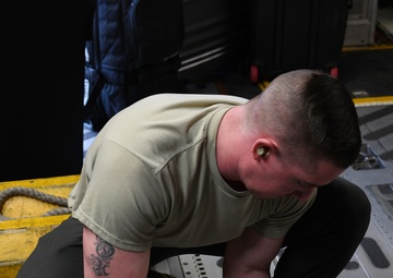 Whiteman AFB logistics Airmen move cargo for BTF Europe