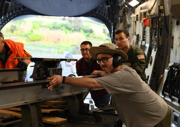 Whiteman AFB logistics Airmen move cargo for BTF Europe