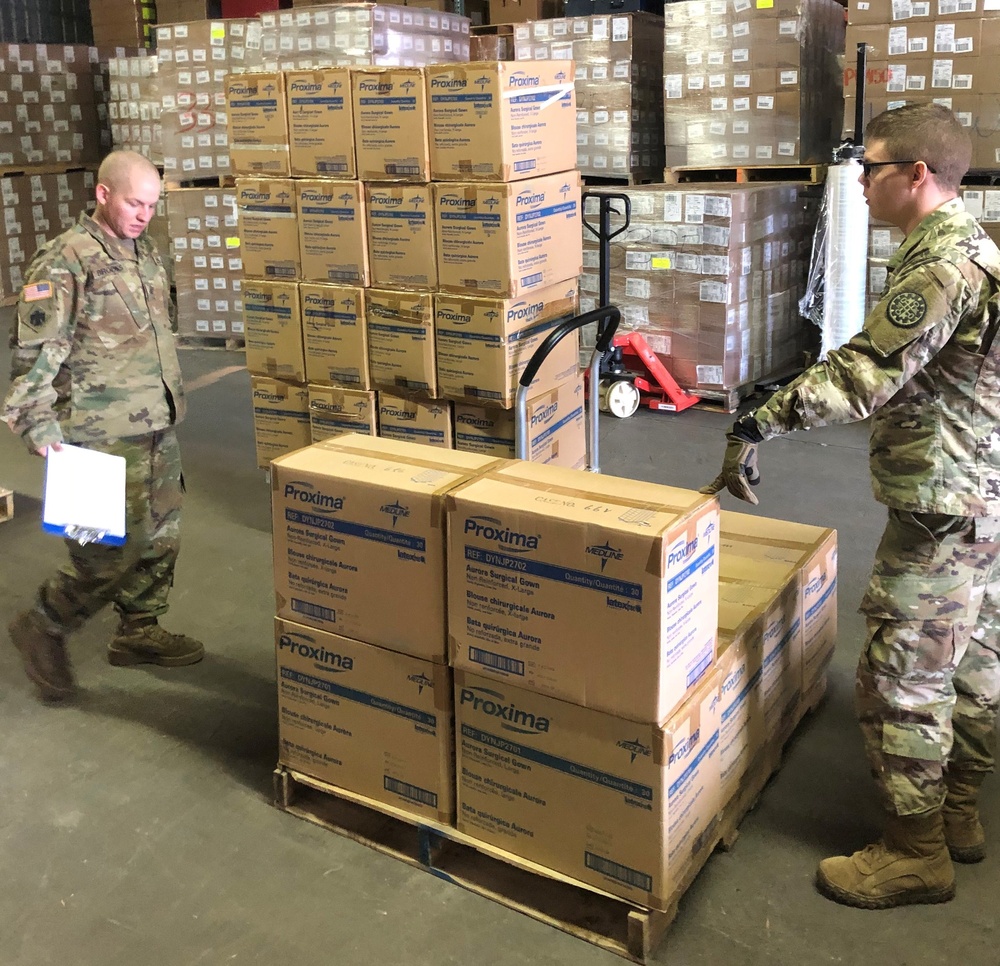 Michigan National Guard assisting in getting out COVID-19 supplies