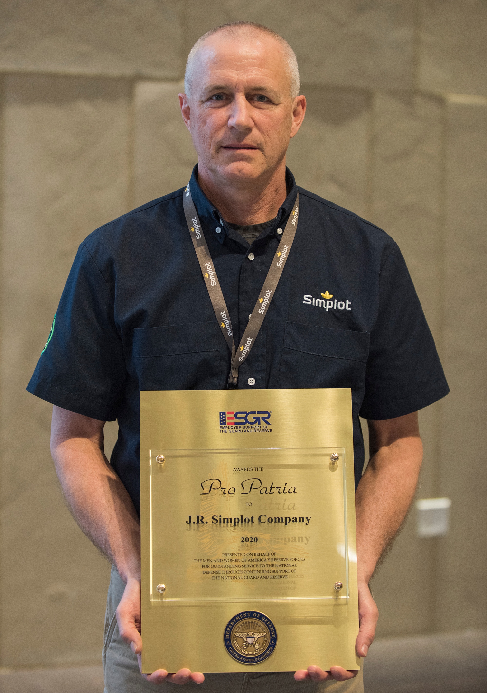 DVIDS - Images - J.R. Simplot Company was awarded the ESGR Pro Patria Award  [Image 9 of 10]