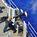 USS Germantown (LSD 42) participates in small caliber action team training