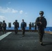 31st MEU Marines and sailors aboard USS America conduct live fire deck shoot