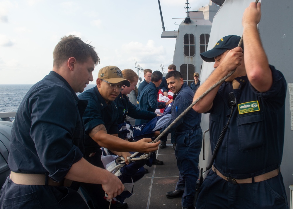 USS Green Bay ensign recovery, March 15, 2020