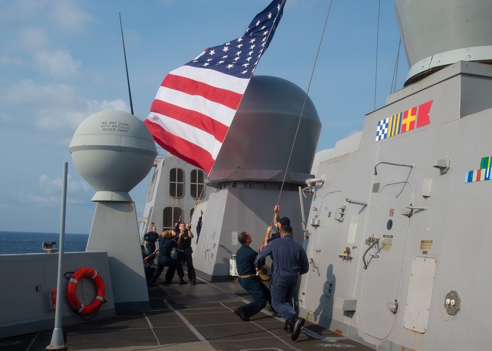 USS Green Bay ensign recovery, March 15, 2020